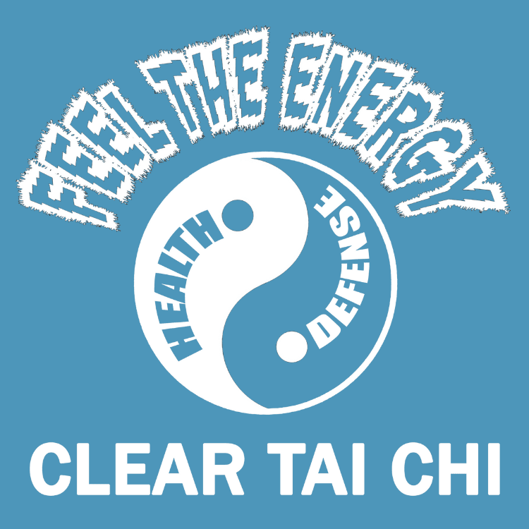 Clear Tai Chi logo with colored background