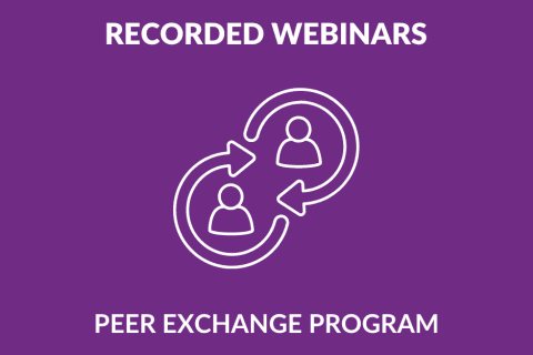 Peer Exchange Program people with arrows icon