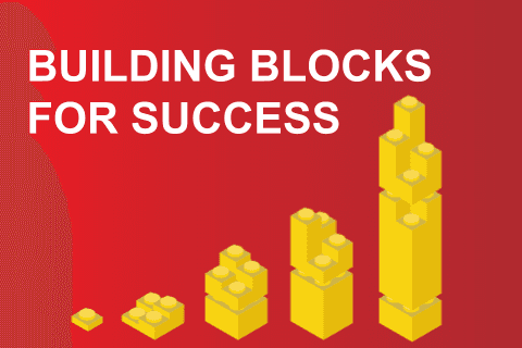 Graphic of rows of blocks stacked up