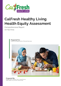 CalFresh Healthy Living Health Equity Assessment Cover